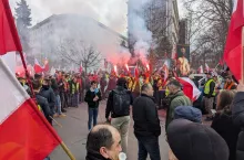 Protest rolników w Warszawie, fot. mw