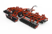 Brona talerzowa Optimer L 125000 o szerokości roboczej 12,5 m przystosowana jest do pracy w technologii CTF.