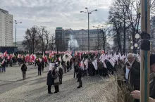 Protest rolników w Warszawie, fot. mw
