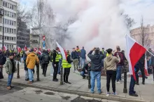 Protest rolników w Warszawie, fot. mw