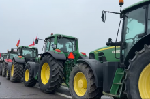 Protest rolników w Krasnymstawie