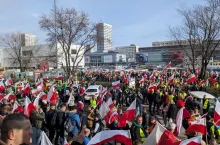 Protest rolników w Warszawie, fot. mw