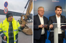 Mocne słowa rolnika do Siekierskiego i Kołodziejczaka: ”Koniec jaj! Rozkopię drogę”