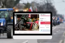 Zaskakujący zwrot w sprawie zbiórki na ciągnik zmiażdżony na proteście. Pomoc też dla kierowcy ciężarówki?