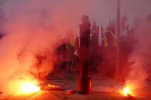 Strajk rolników w Warszawie