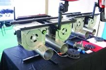 W aparacie zamocowanych jest maksymalnie dziesięć tarcz. Wykonano je z tworzywa Polamid 6