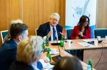 Czesław Siekierski - Minister Rolnictwa i Rozwoju Wsi, Agnieszka Maliszewska - sekretarz zarządu, dyrektor biura Polskiej Izby Mleka


PAP