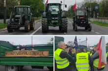 Protest rolników w Łodzi.