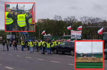 protest rolników w Łodzi