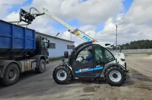 Faresin 6.26 Full Electric podniesie teleskop na 5,9 m. Ładowarka jest kompatybilna z ramką euro, dzięki czemu można do niej zastosować szeroką gamę osprzętu.