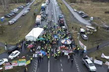 Protest rolników w Dorohusku
