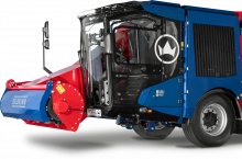 Samojezdny wóz paszowy Siloking Selfline Compact 1612-16 wyposażony jest w silnik Volvo o mocy 143 KM.