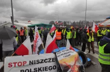 Protest rolników w Dorohusku, fot. Karol Wieteska