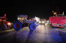 Protest rolników w Wartkowicach