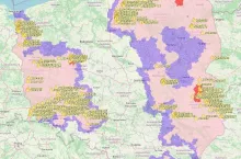 Mapa ASF u dzików (08.05.2024)