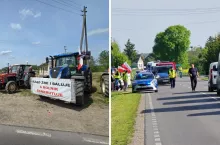 Protest rolników w Raciborowicach, woj. lubelskie