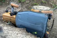 74-letni traktorzysta zginął na miejscu.