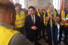 Marek Wójcik, Wojewoda Śląski podczas spotkania ze Stowarzyszeniem Śląscy Rolnicy Razem w Urzędzie Wojewódzkim w Katowicach