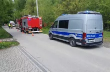 76-latek trafił do szpitala.