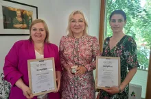 Wykład motywacyjny poprowadziła Katarzyna Pawlikowska (w środku)