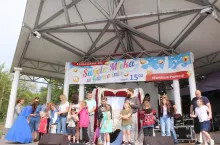 Jeden z konkursów rodzinnych polegający na odgadywaniu degustowanych produktów OSM Garwolin