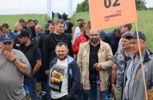 Na poletkach demonstracyjnych w Michalowie