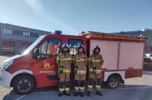 Druhowie po pozytywnie zakończonym kursie podstawowym strażaków – ratowników OSP