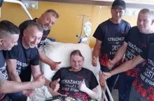 Druh Przemek zawsze może liczyć na strażacką brać - nawet w tych najtrudniejszych chwilach