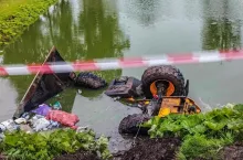 32-latek zginął na miejscu. Pracował przy transporcie rzepaku do suszarni.