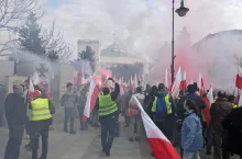 Protest rolników w Warszawie, fot. mw