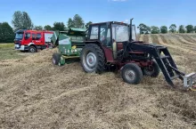 45-letni rolnik zginął na miejscu.