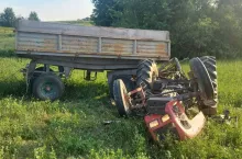 Zdarzenie w miejscowości Studzianki, fot. Policja