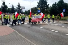 Protest rolników w Silnie