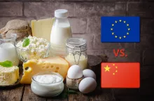 Nowe dochodzenie Chin w sprawie dopłat do mleka z UE podgrzewa spór handlowy.