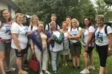 W lipcu br. „Jagodzianki” wspierały uczestniczki akcji „Onkorejs”. Przy okazji skorzystały z ich wiedzy i doświadczenia