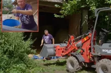 Andrzej z Rolnicy Podlasie zaczął karmić krowy jak kury [WIDEO]