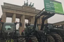 Protest rolników w Niemczech