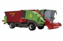 Na razie firma podaje animowane zdjęcie podglądowe nowego samobieżnego wozu paszowego Primus 600, który będzie zaprezentowany dopiero na targach EuroTier 2024.