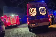 Nastolatek z obrażeniami ciała trafił do szpitala.