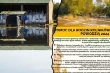 Zbiórka na odbudowę gospodarstw po powodzi. ”Razem możemy przywrócić nadzieję”