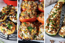 3 pomysły na faszerowane warzywa: cukinię, paprykę i ziemniaki