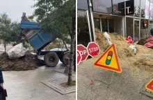 Ostry protest rolników we Francji