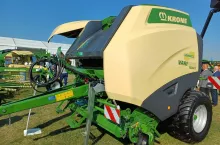 Podbieracz EasyFlow zbiera materiał na szerokości 2,15 m, fot. Adam Ładowski