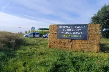 Ostry protest rolników podczas dożynek w Gostycynie