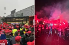 Protest u znanego producenta maszyn. W akcji wzięło udział 1500 osób