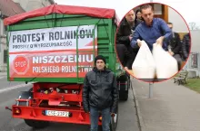 Rolnicy protestują. Płacą podatek rolny żytem