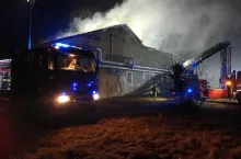 Do pożaru zakładów mięsnych doszło wczoraj, tj. 30 grudnia.