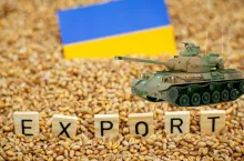 400 tys. ha ziem na Ukrainie zaminowanych, a eksport zboz rosnie