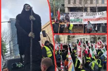 Wielki protest rolników w Warszawie. Tak ”witają” szefową KE