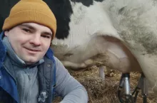 Konrad Krupiński, rolnik spod Olecka (woj. warmińsko-mazurskie) i z Ruchu Gospodarstw Rodzinnych